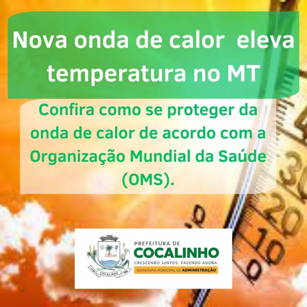 Nova onda de calor pode elevar temperaturas de MT em at&eacute; 42&ordm;C nesta semana