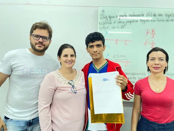 Estudante de Cocalinho &eacute; selecionado em Programa de interc&acirc;mbio