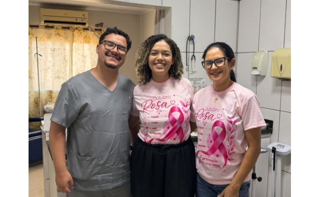 Outubro Rosa: Ação especial de prevenção e cuidado à saúde da mulher no PSF Padre Cunha