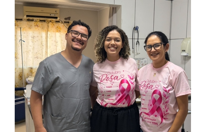 Outubro Rosa: Ação especial de prevenção e cuidado à saúde da mulher no PSF Padre Cunha