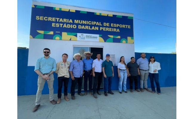 Prefeitura de Cocalinho inaugura obras no dia do aniversário